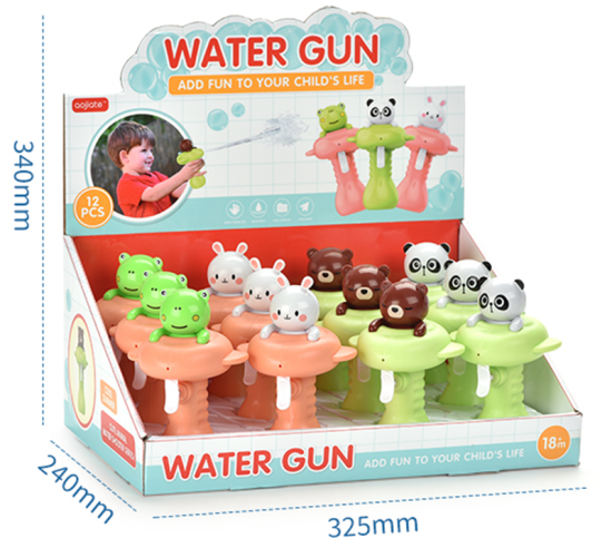 洗澡卡通水枪（4款混）水抽  水枪玩具