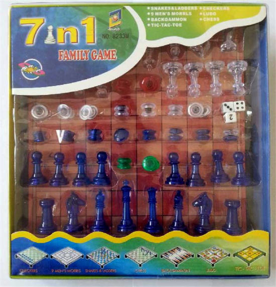 带磁多合-游戏水晶棋 棋类益智玩具