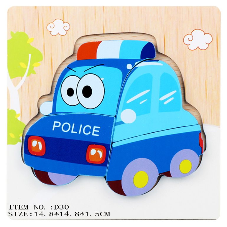 警车 立体拼图