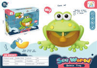 泡泡青蛙  夏日浴室戏水电动玩具密封盒包装