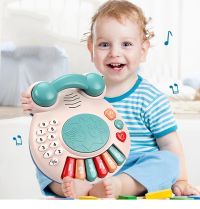 儿童早教点读音乐鼓 亲子互动宝宝益智音乐学习机玩具