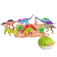 恐龙玩具套装 男孩女孩二合一鲸鱼背包恐龙模型玩具