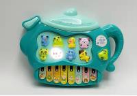 加多乐小茶壶电子琴多功能音乐钢琴动物打地鼠儿童乐器启蒙玩具