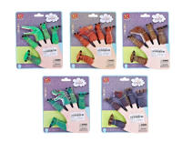 恐龙手脚手指偶 搪塑搪胶玩具