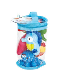 浴室喷水动物（6只装） 搪塑搪胶玩具