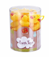 浴室喷水鸭子（36只装） 搪塑搪胶玩具
