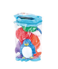 浴室喷水动物（6只装） 搪塑搪胶玩具