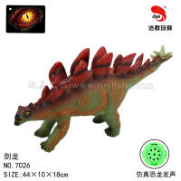 17英寸搪胶剑龙恐龙玩具