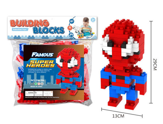 超级英雄蜘蛛侠积木玩具 益智积木玩具（128PCS）