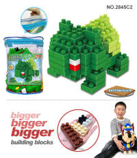 宠物小精灵-妙蛙种子大颗粒积木玩具 益智积木玩具（131PCS）