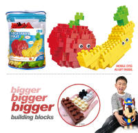 苹果+香蕉大颗粒积木玩具 益智积木玩具（139PCS）