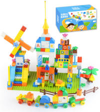 梦幻乐园兼容乐高大颗粒积木玩具 益智积木玩具（216PCS）