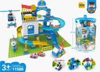 警察轨道兼容乐高大颗粒积木玩具 益智积木玩具（115PCS）
