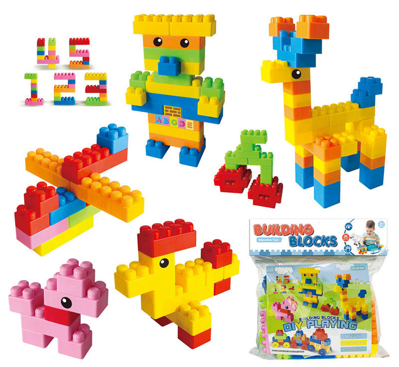 创意大颗粒积木玩具 益智积木玩具（76PCS)