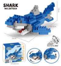 鲨鱼大颗粒积木玩具 益智积木玩具（158PCS）