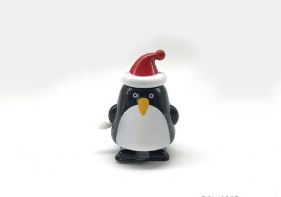 上链圣诞企鹅 上链玩具