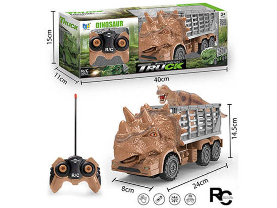 三角龙恐龙遥控车（带小恐龙）
