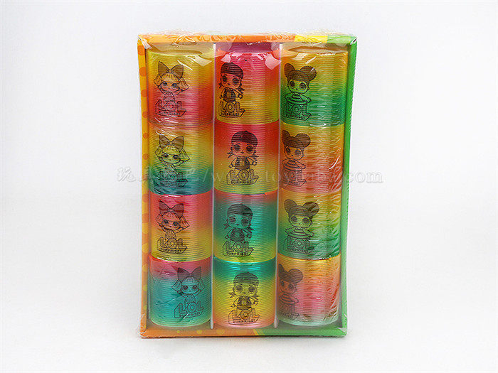 3款惊喜娃娃彩虹圈 益智玩具 新奇玩具