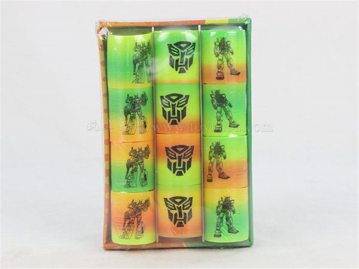 12只机器人彩虹圈 益智玩具 新奇玩具