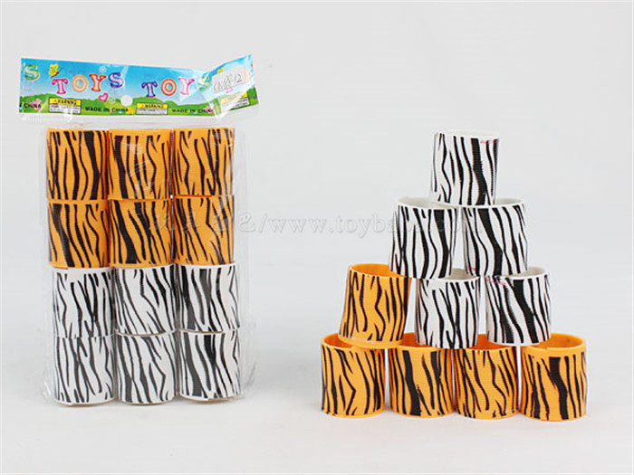 12只动物纹彩虹圈 益智玩具 新奇玩具