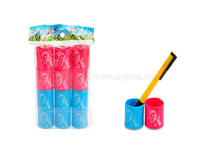 12只独角兽彩虹圈 益智玩具 新奇玩具