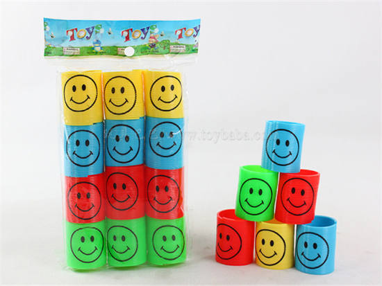 实色笑脸彩虹圈 益智玩具 新奇玩具