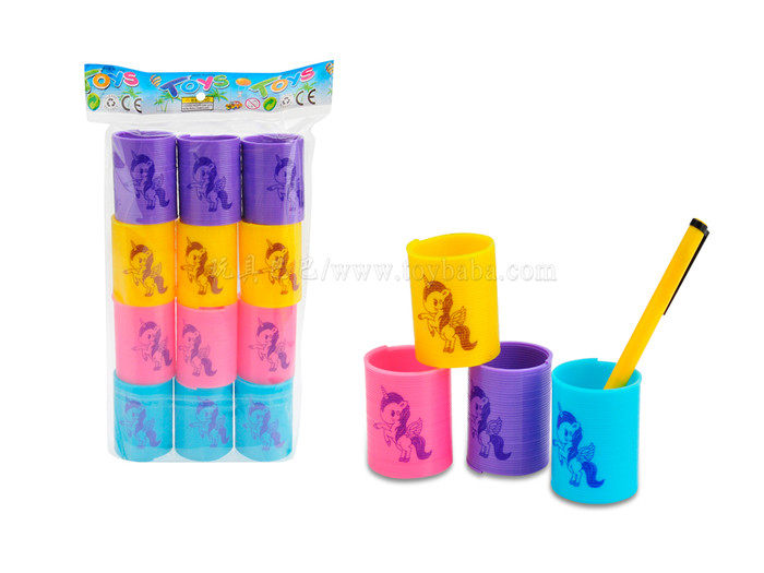 12只独角兽彩虹圈 益智玩具 新奇玩具