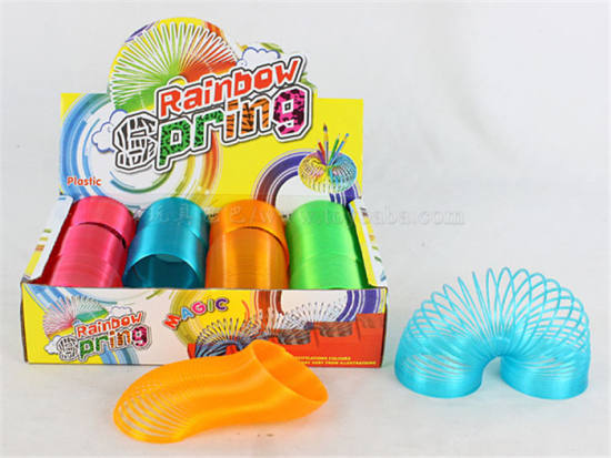 12只4色透明彩虹圈 益智玩具 新奇玩具