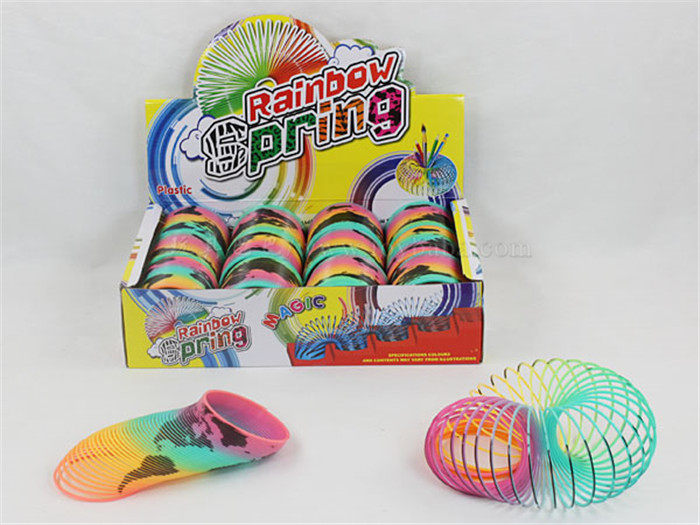 12只印地图彩虹圈 益智玩具 新奇玩具