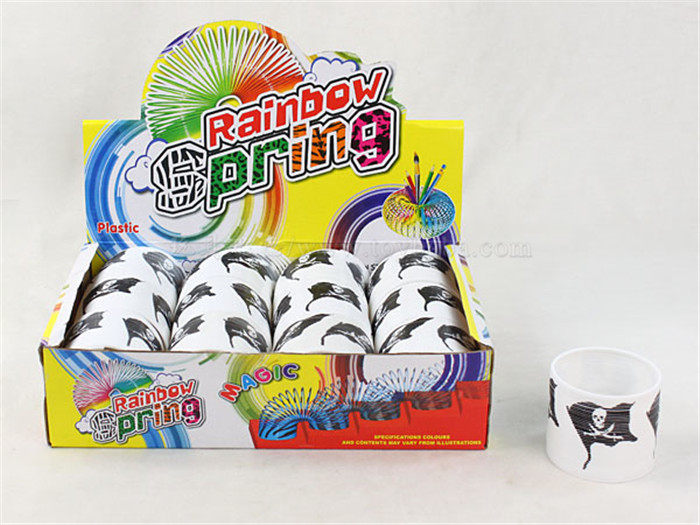 12只印海盗旗彩虹圈 益智玩具 新奇玩具