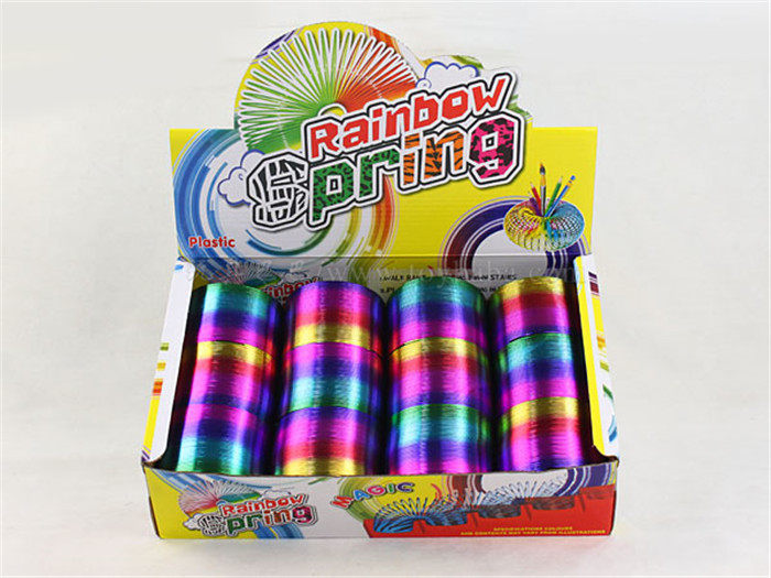 2号渐变镭射彩虹圈 益智玩具 新奇玩具