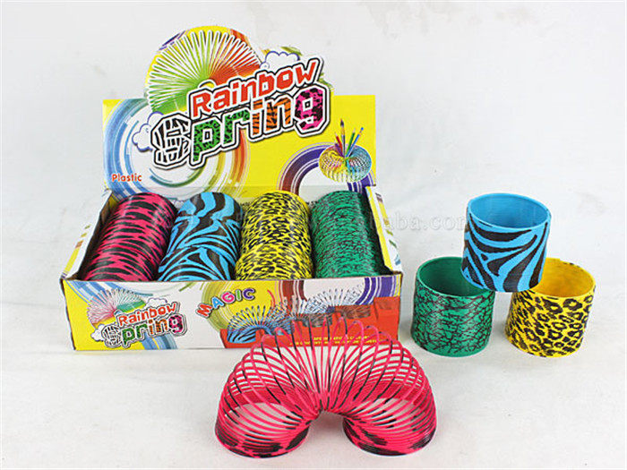 12只4款动物纹彩虹圈 益智玩具 新奇玩具