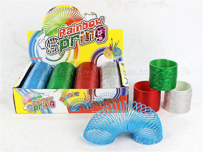 12只4色烫金彩虹圈 益智玩具 新奇玩具