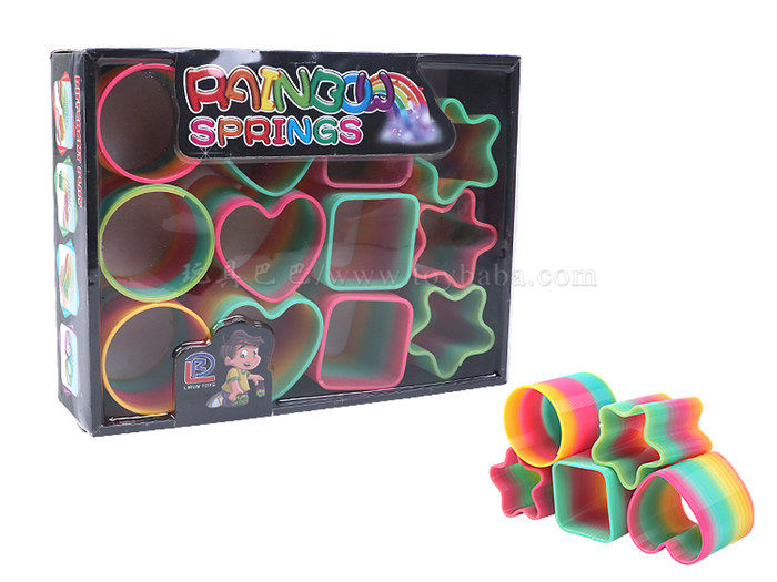 4款畸形彩虹圈 益智玩具 新奇玩具