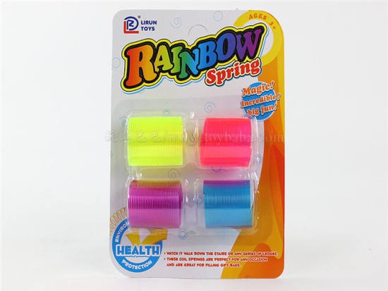 4只吸透明彩虹圈 益智玩具 新奇玩具