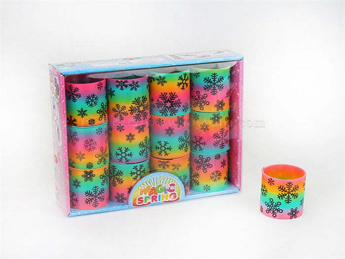 12只雪花彩虹圈 益智玩具 新奇玩具