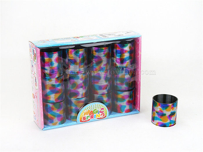 12只圆点烫金彩虹圈 益智玩具 新奇玩具