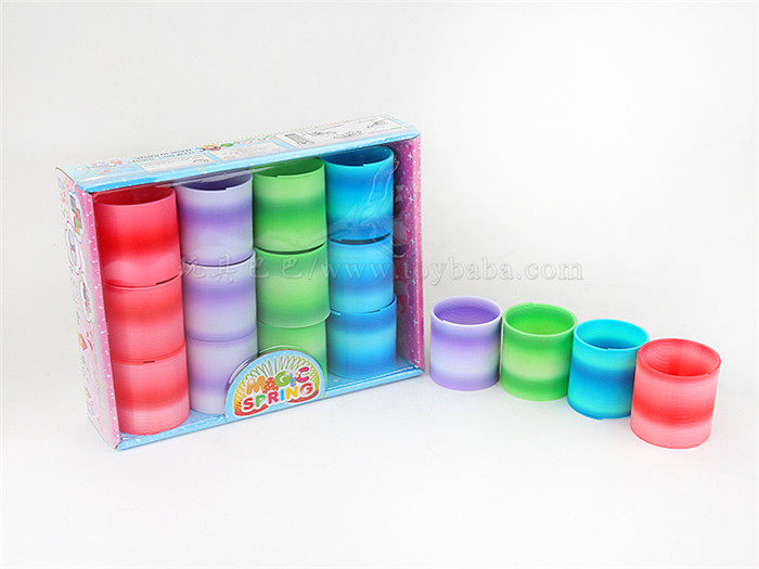 12只4色渐变彩虹圈 益智玩具 新奇玩具