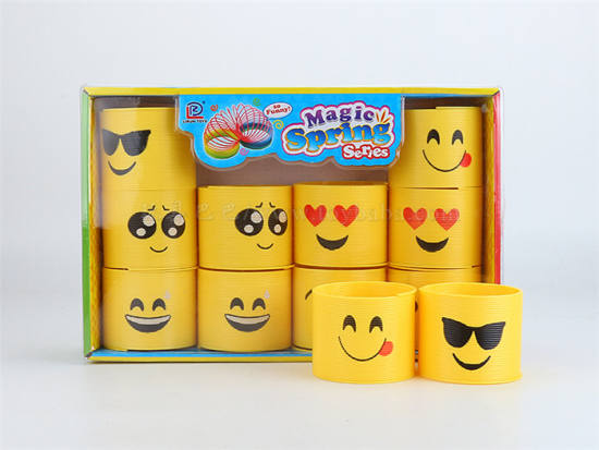 12只QQ表情彩虹圈 益智玩具 新奇玩具