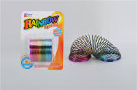 横纹镭射吸板彩虹圈 益智玩具