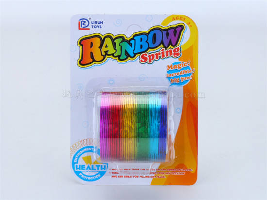 闪片镭射吸板彩虹圈 益智玩具 新奇玩具