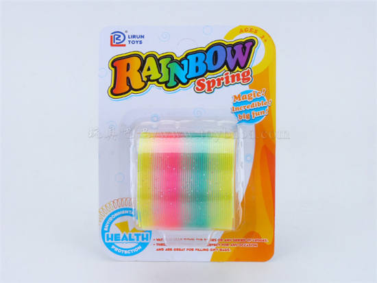 2号金粉吸板彩虹圈 益智玩具 新奇玩具