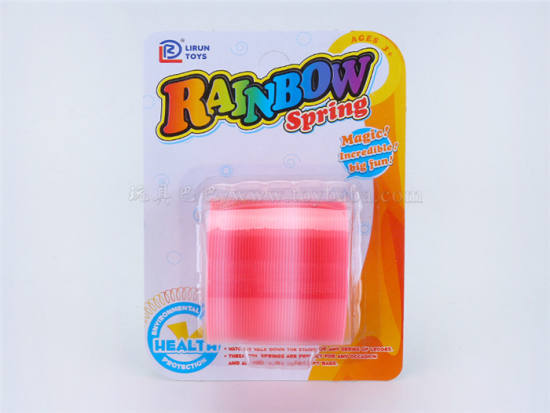 4色渐变吸板彩虹圈 益智玩具 新奇玩具