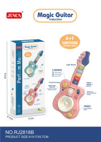 电子吉他带感应功能 乐器玩具 音乐玩具