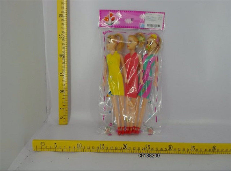 11寸芭比直身裙3只装