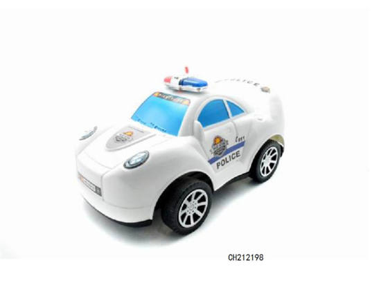警察标卡通惯性车