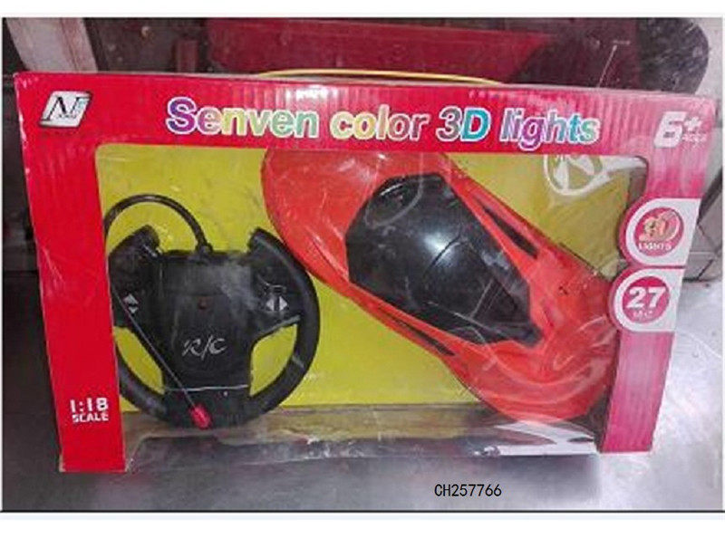1:18四通 遥控车玩具    重力感应3D灯光遥控车（英文）