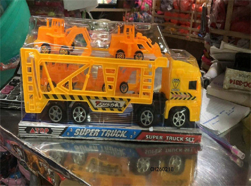 惯性工程车 惯性玩具