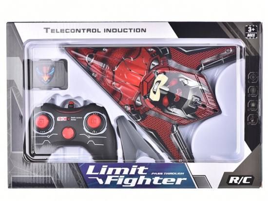 1:16 2.4G四通摇控战斗机-红色蝙蝠-牛角遥控器款 遥控玩具