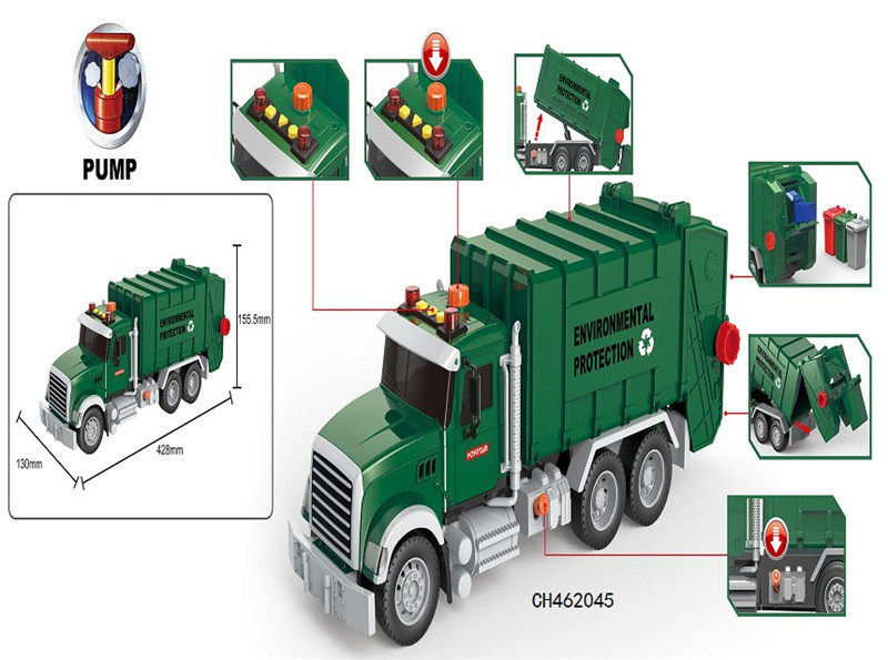 城市环卫车     电动玩具         (声音.灯光.打气. 多功能)